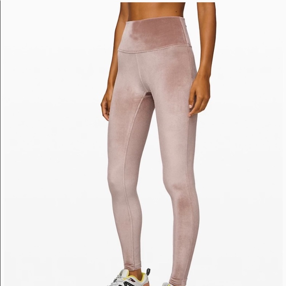 Wunder Lounge High-Rise Velvet Leggings